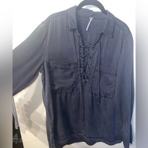Free People Suede Top
